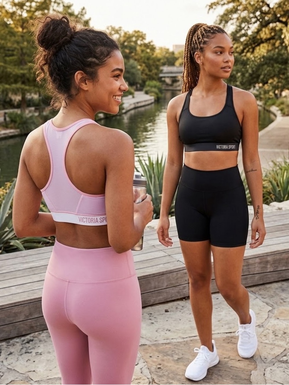 Victoria’s Secret Sport Set Of Two Mesh Racerback Sport Bra